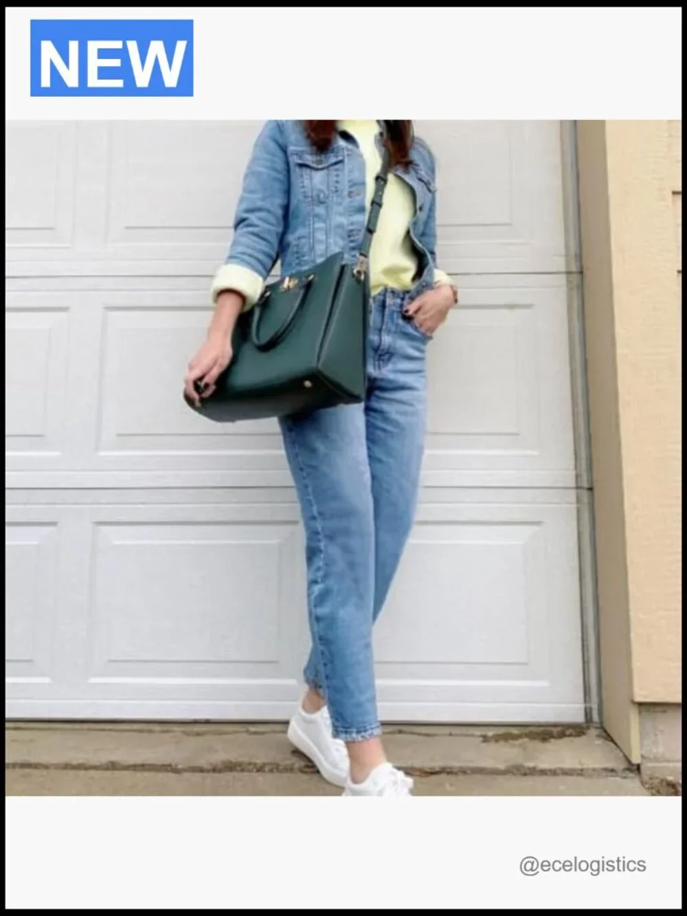 Vegan Leather Satchel Tote with Matching Clutch and Shoulder Strap
